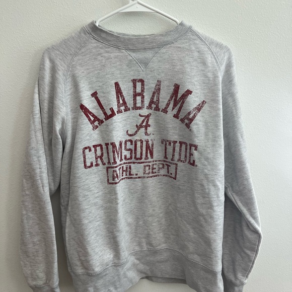 Knights Apparel Tops - Gray Alabama Crew-Neck